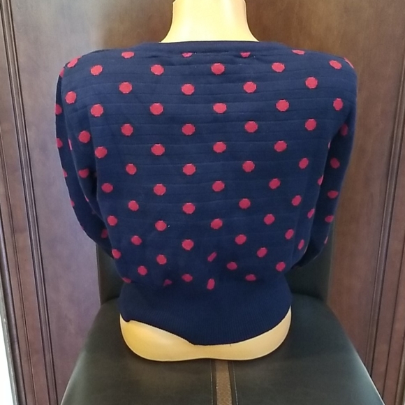Got the Dot Circus Cardigan Sweater Read Sz S 6 - Picture 4 of 9